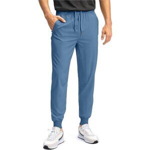 Mens Joggers with Zipper Pockets Lightweight Sweatpants Athletic Pants for Gym